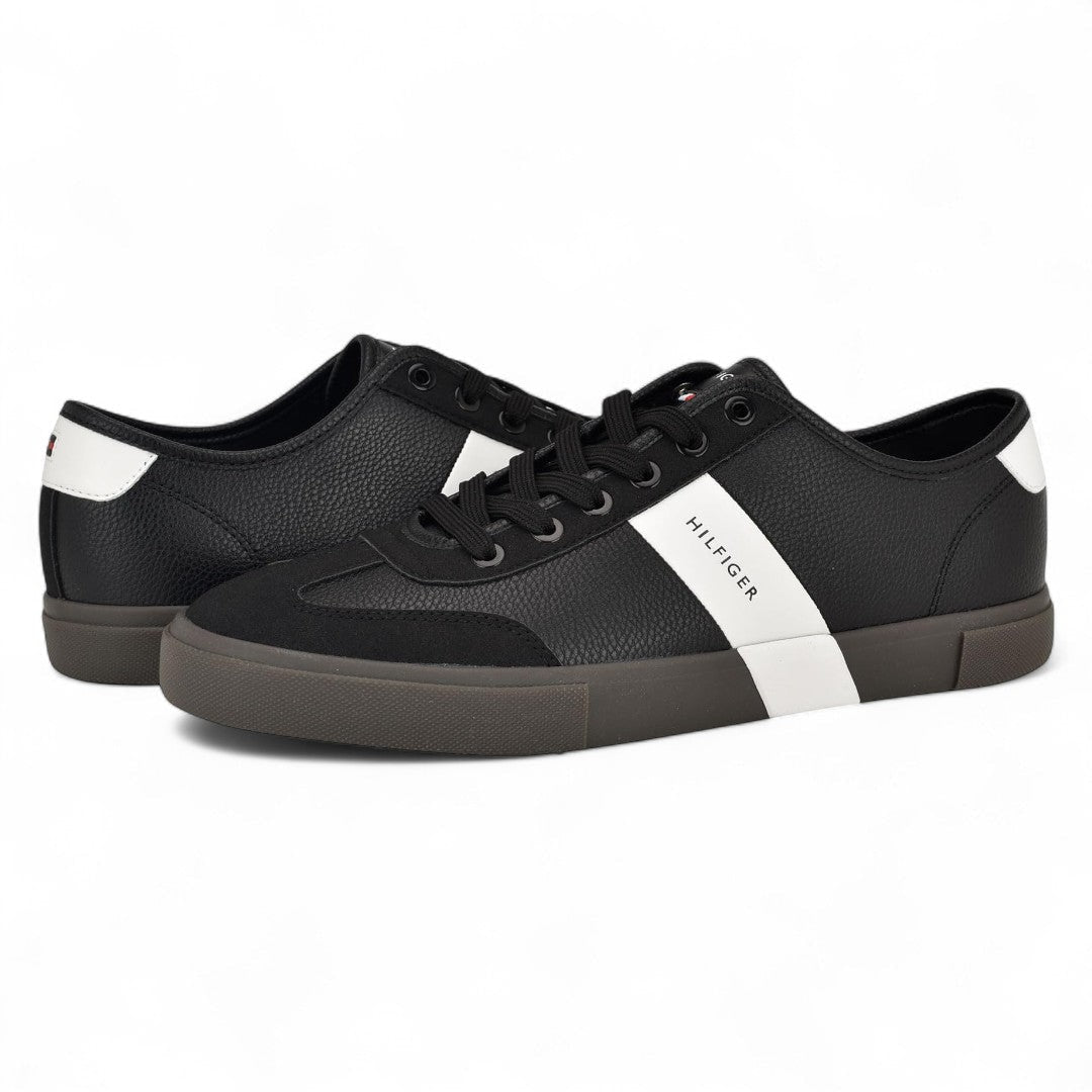 Tommy Hilfiger Pandora 2 Leather Sneakers Men - BLKBLK - Black/ Black / 41