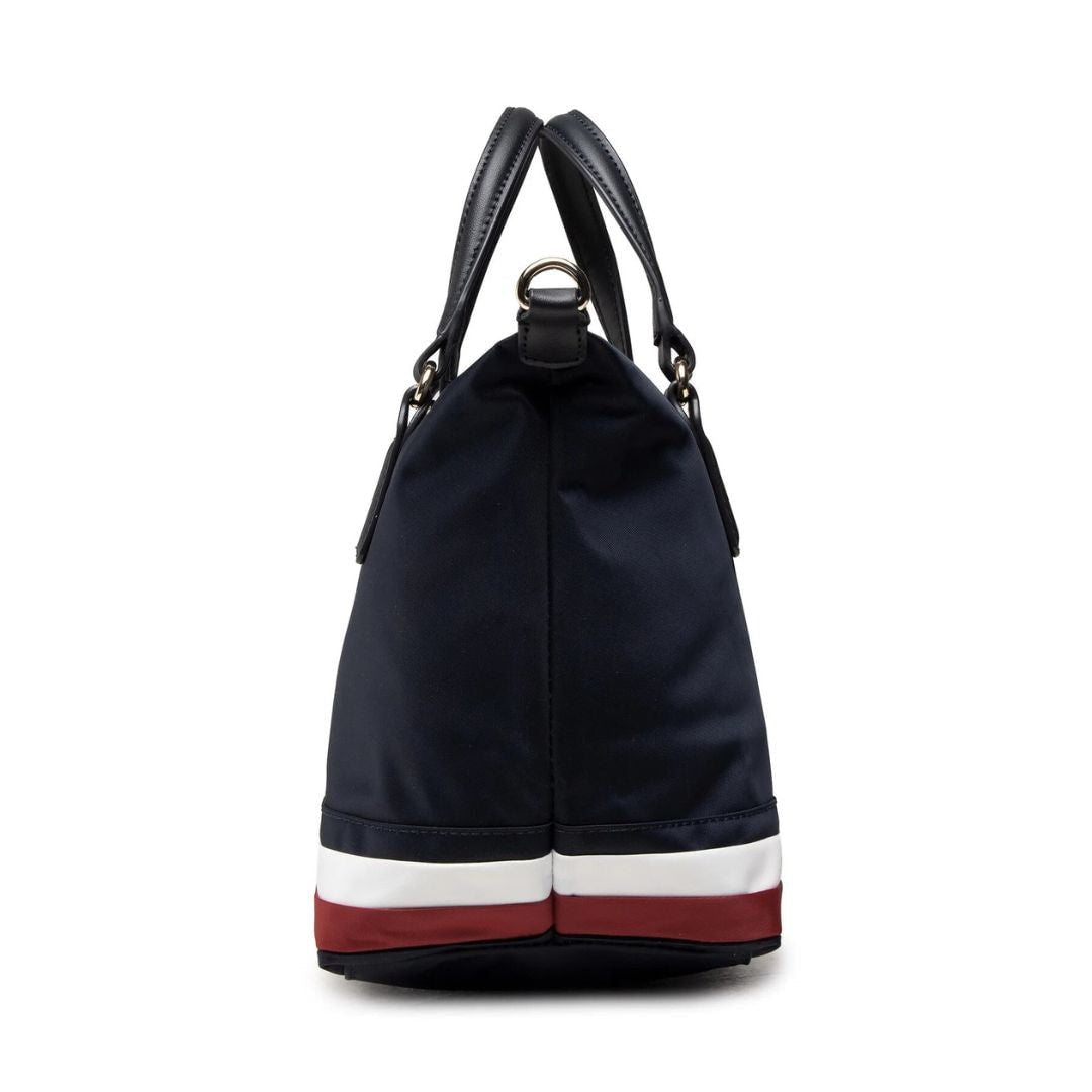 Tommy Hilfiger Poppy Small Tote Corp AW0AW10444-BLK - Black