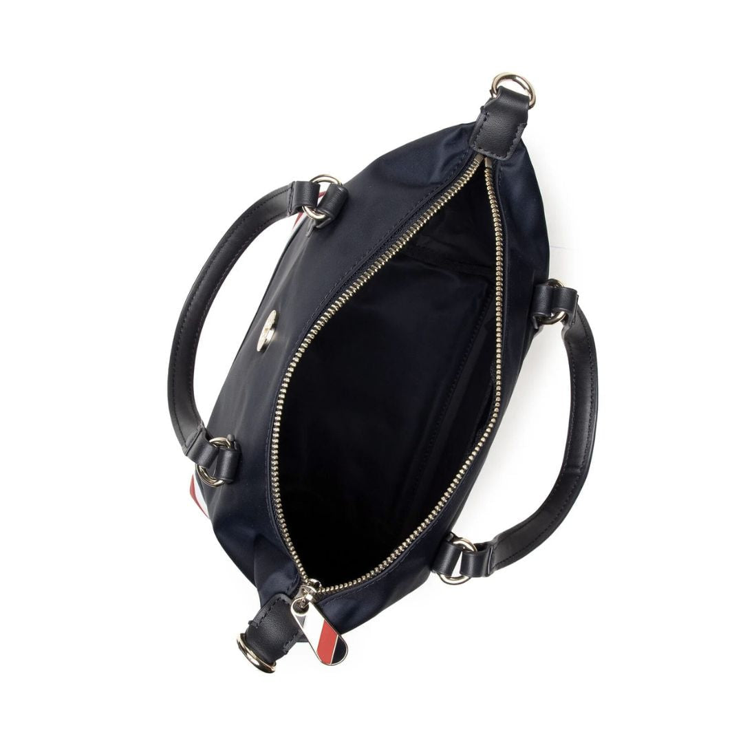 Tommy Hilfiger Poppy Small Tote Corp AW0AW10444-BLK - Black