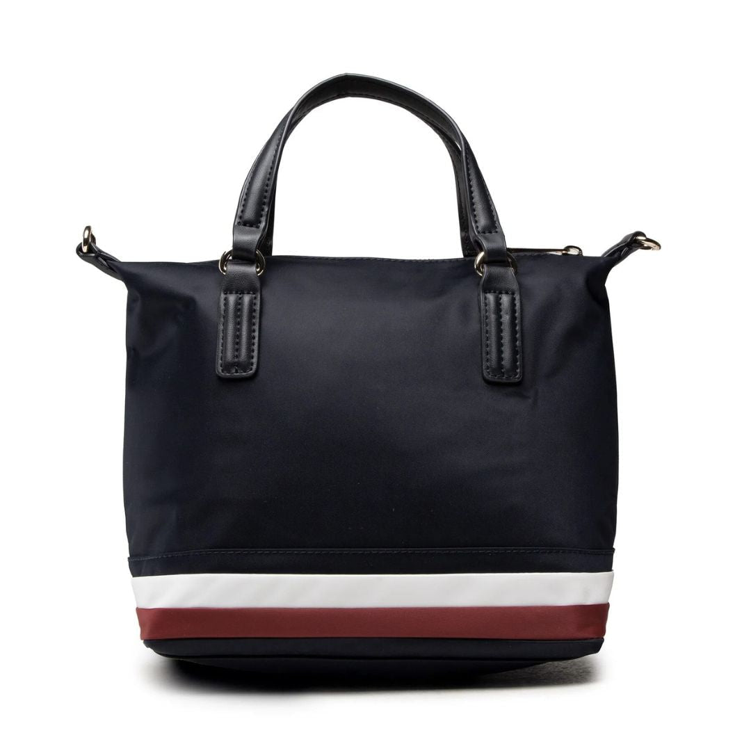 Tommy Hilfiger Poppy Small Tote Corp AW0AW10444-BLK - Black