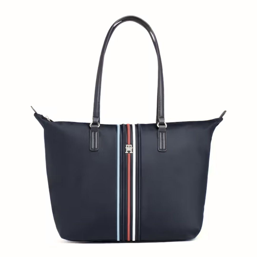 Tommy Hilfiger Poppy Tote Corp handbag AW0AW15981-BLK - Black