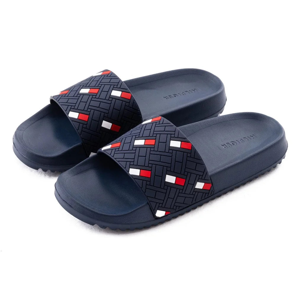 Hilfiger Sandals Grey Tommy Hilfiger Slides Tommy Hilfiger Resteli