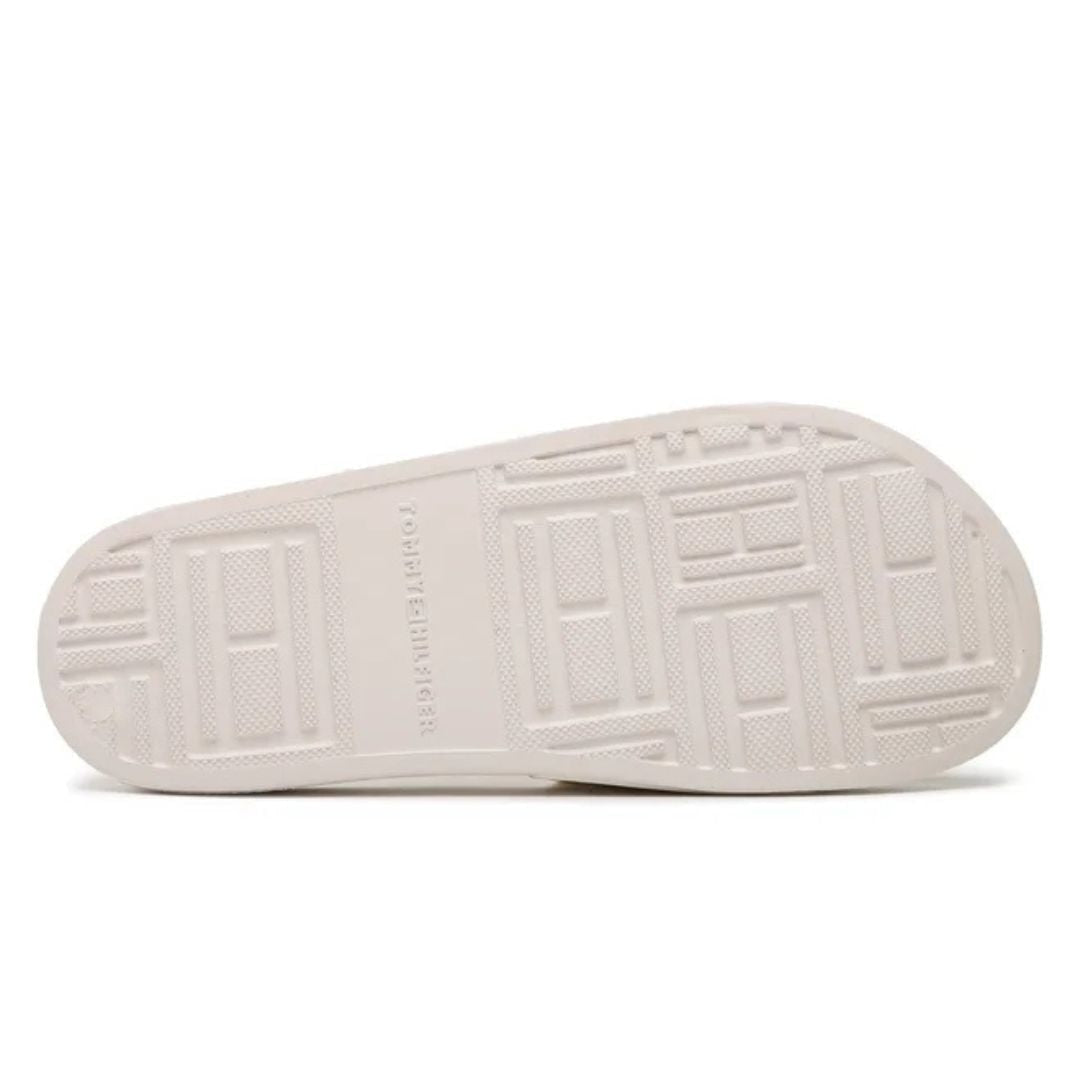 Tommy Hilfiger Slides Th Monogram Pool Slide FW0FW06987 WHT