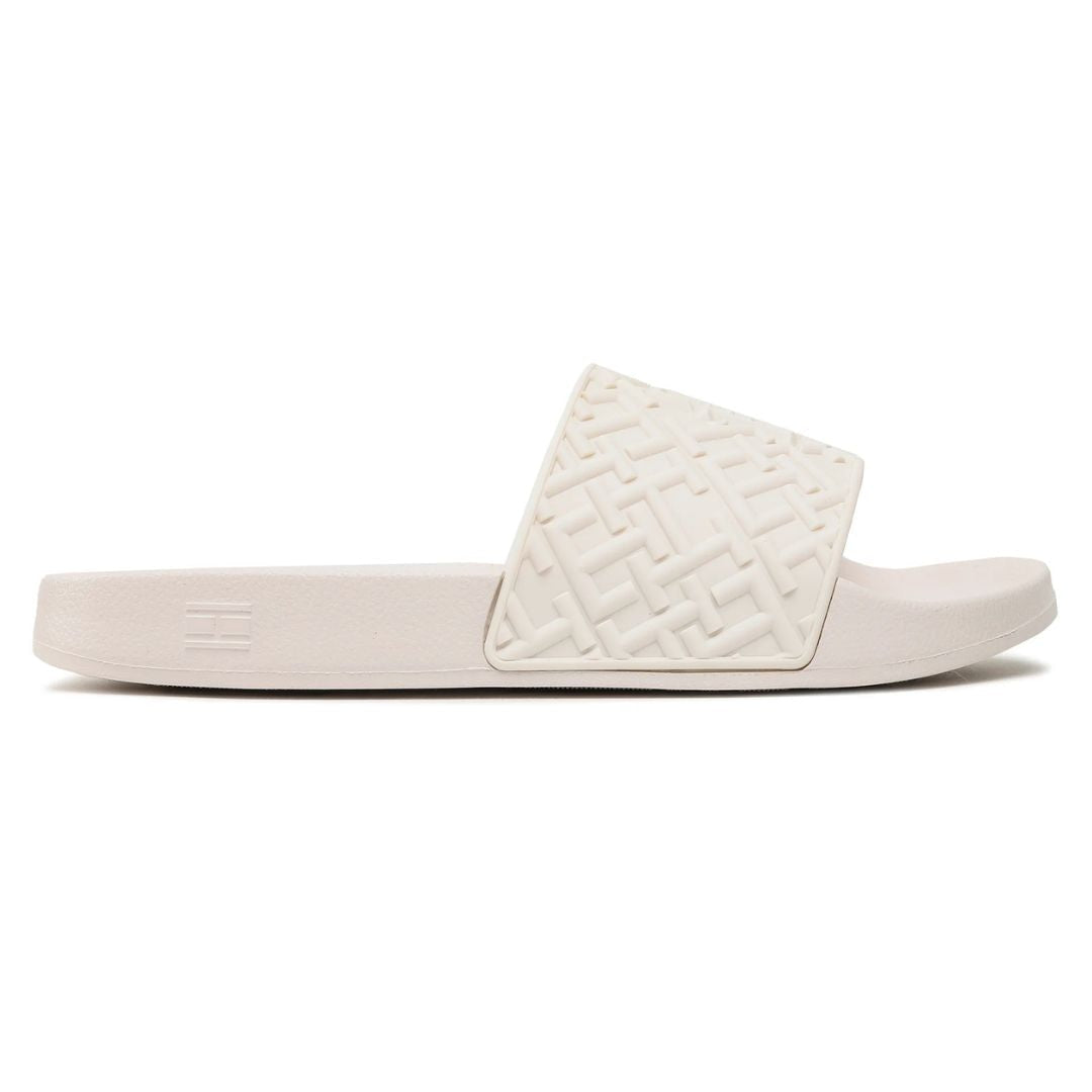 Tommy Hilfiger Slides Th Monogram Pool Slide FW0FW06987 WHT