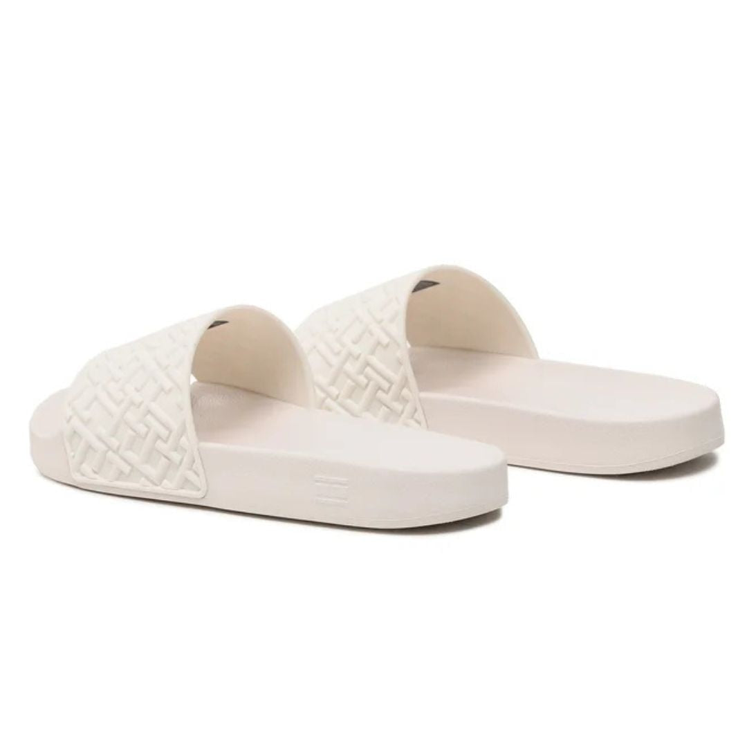 Tommy Hilfiger Slides Th Monogram Pool Slide FW0FW06987 WHT