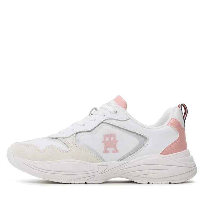 Tommy Hilfiger Sporty Th Runner Sneakers Women FW0FW06952 - WHT - Shoes