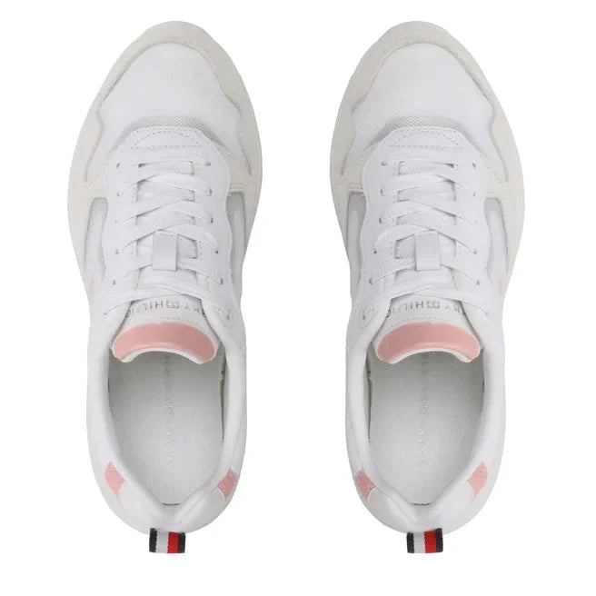 Tommy Hilfiger Sporty Th Runner Sneakers Women FW0FW06952 - WHT - Shoes