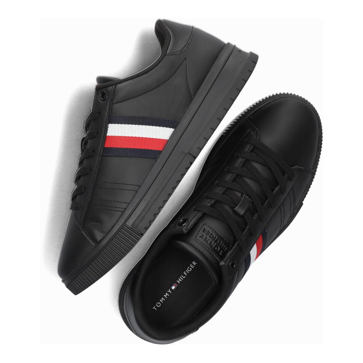 Tommy Hilfiger Supercup Leather FM0FM04706-BLK