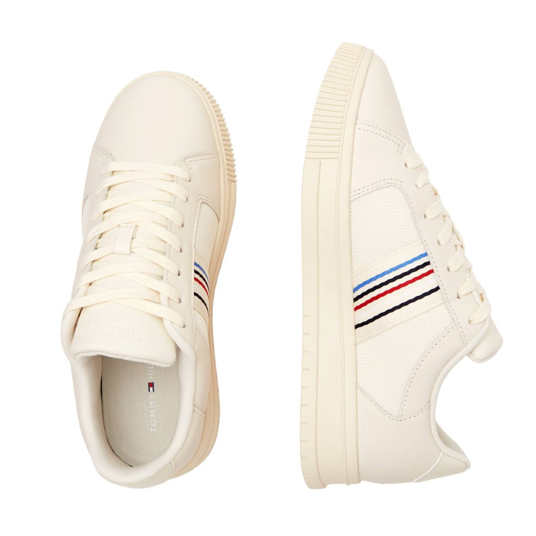 Tommy Hilfiger Supercup Mix Summer Sneakers FM0FM05052-OFFWHT