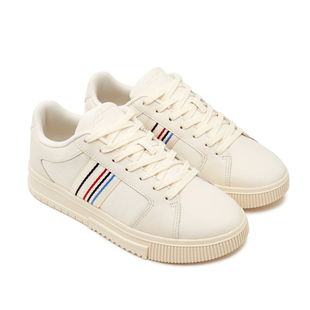 Tommy Hilfiger Supercup Mix Summer Sneakers FM0FM05052-OFFWHT
