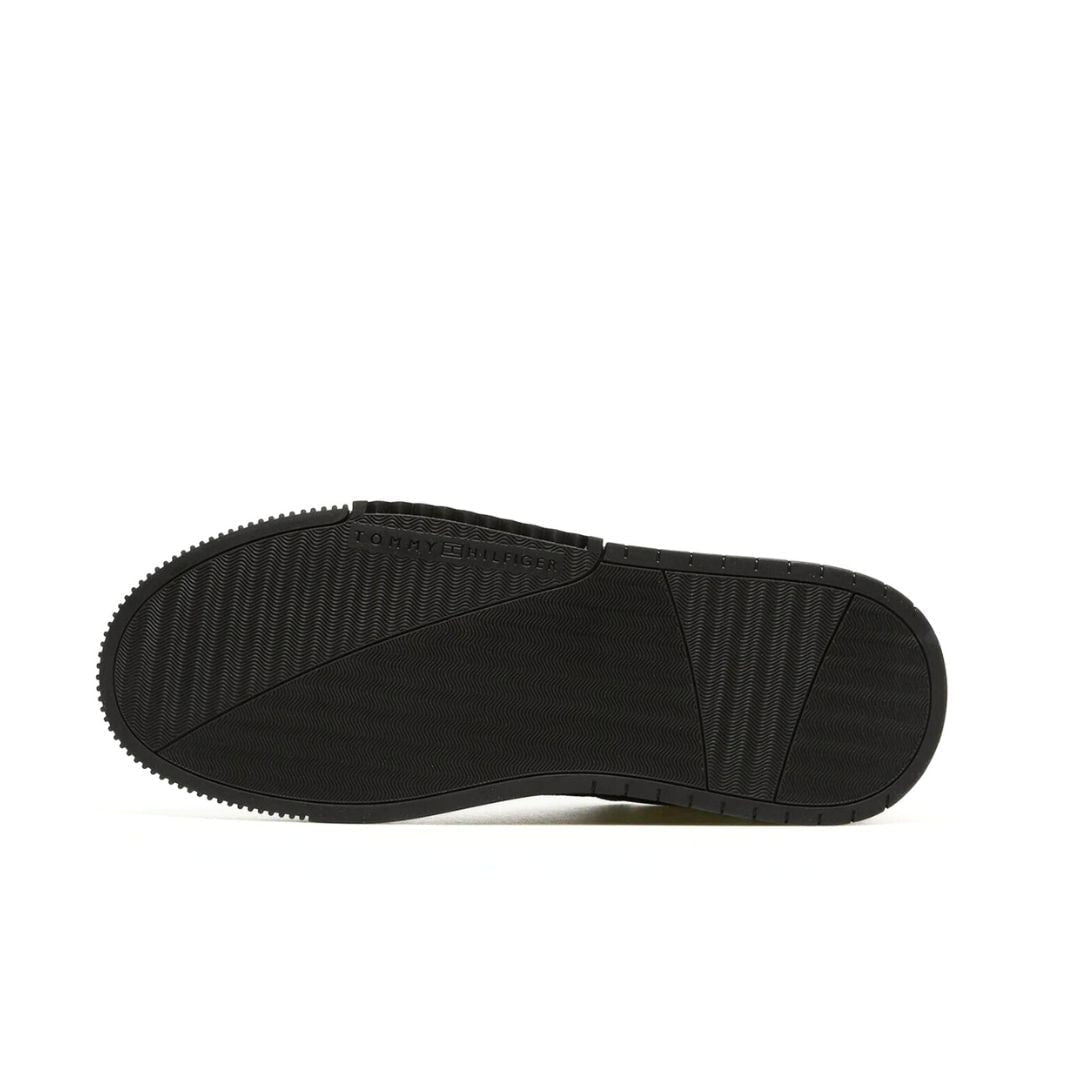 Tommy Hilfiger Supercup Stripes Tumbled LTH Sneakers Men FM0FM05300-BLK