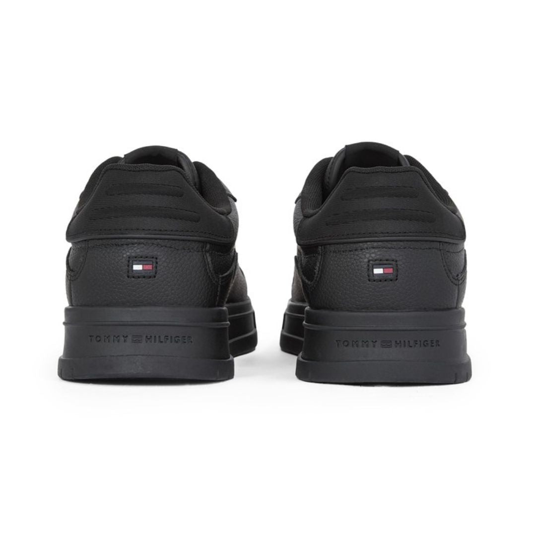 Tommy Hilfiger Supercup Stripes Tumbled LTH Sneakers Men FM0FM05300-BLK