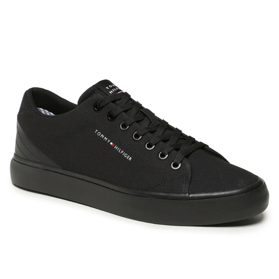 Tommy Hilfiger Tennis shoes Th Hi Vulc Core Low Canvas FM0FM04737-BLK