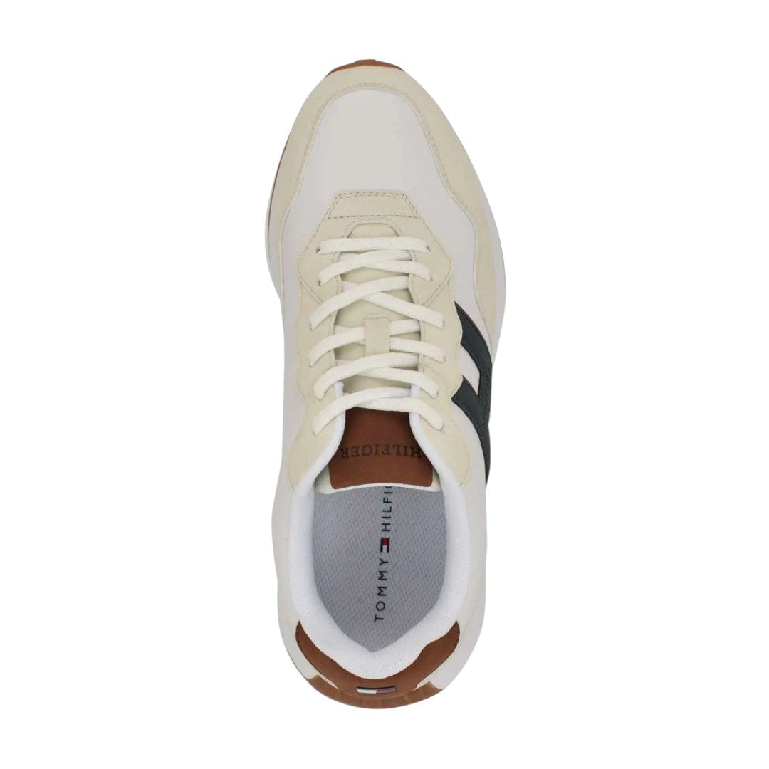 Tommy Hilfiger Vanlon Lace Up Sneakers Men - WHTGRY