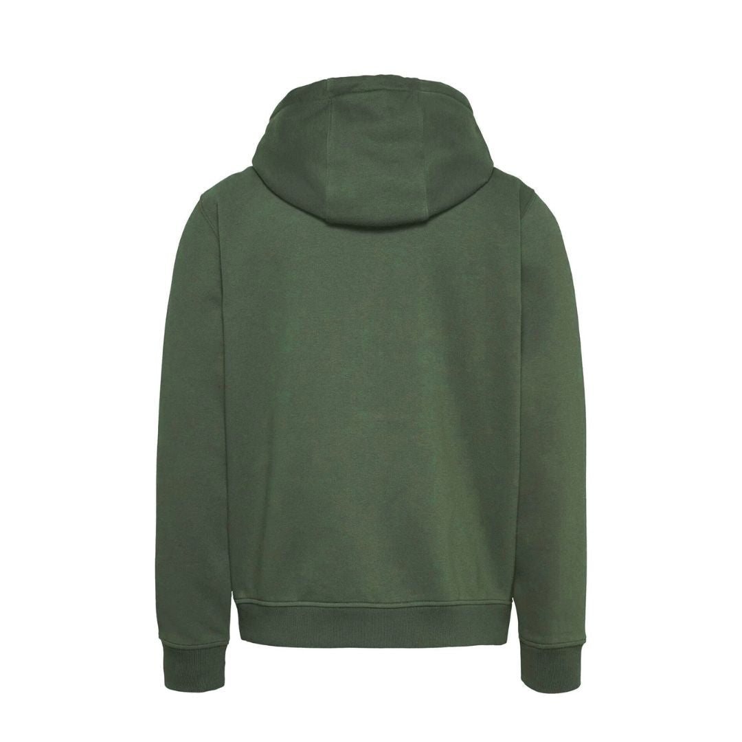 Tommy Jeans TJM Fleece Zip Thru Hoody Men DM0DM09592-GRN
