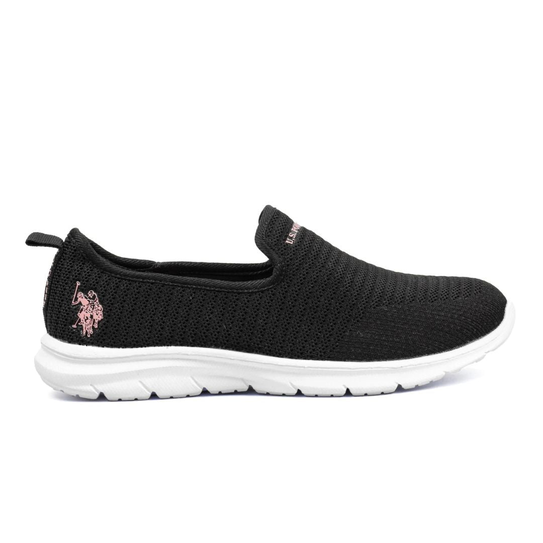 U.S. POLO ASSN. Basic Slip-On Sneakers Women - BLKWHT - Black/ White / 36.5