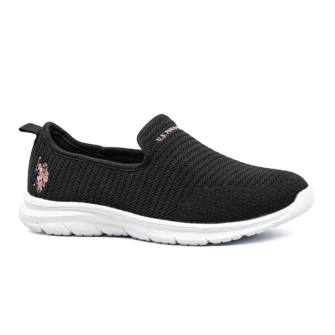 U.S. POLO ASSN. Basic Slip-On Sneakers Women - BLKWHT