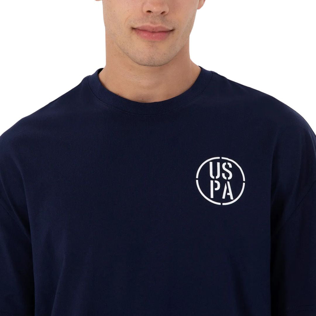 U.S. POLO ASSN. Crew Neck Logo T-Shirt Men 150289283-VR027-DRKNVY