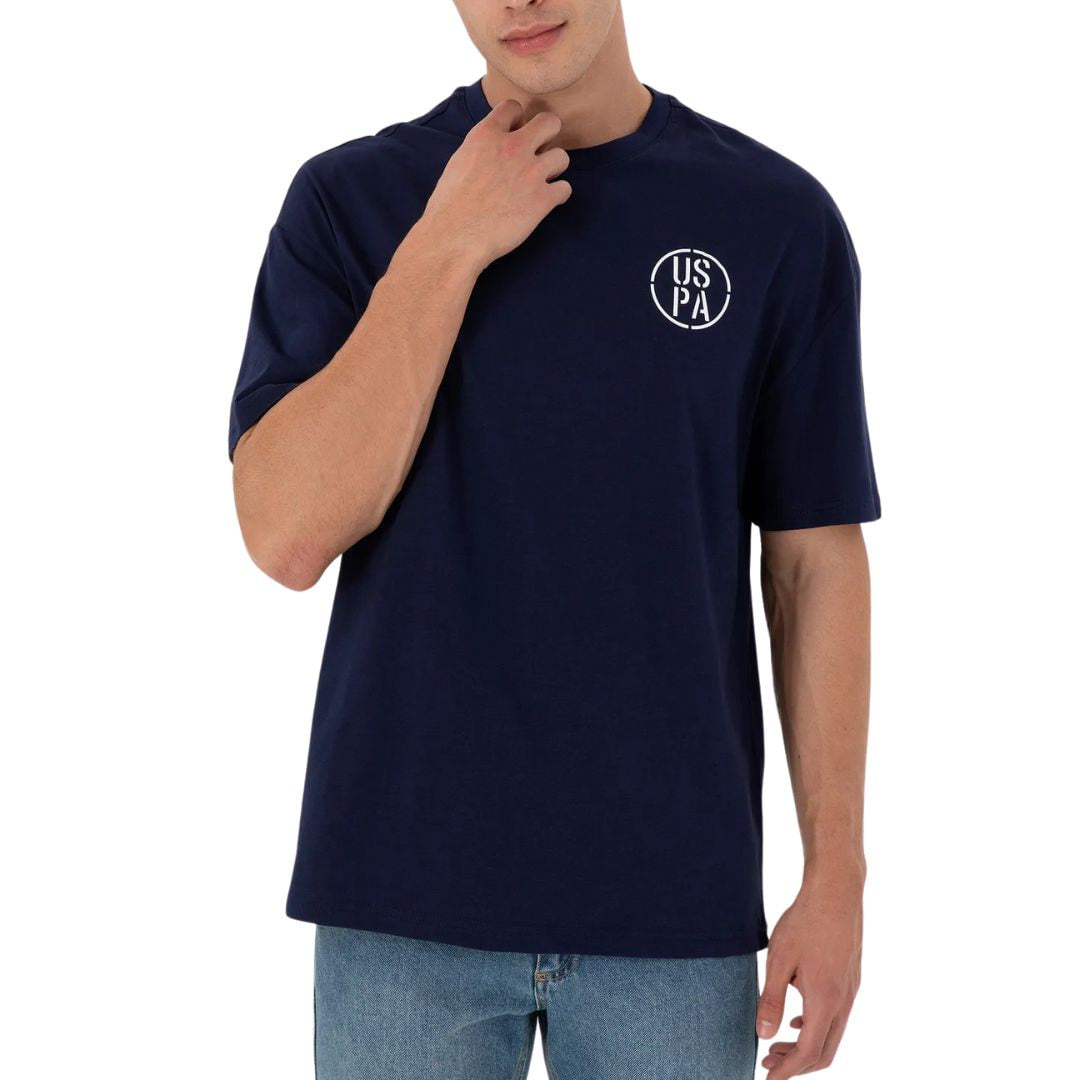 U.S. POLO ASSN. Crew Neck Logo T-Shirt Men 150289283-VR027-DRKNVY