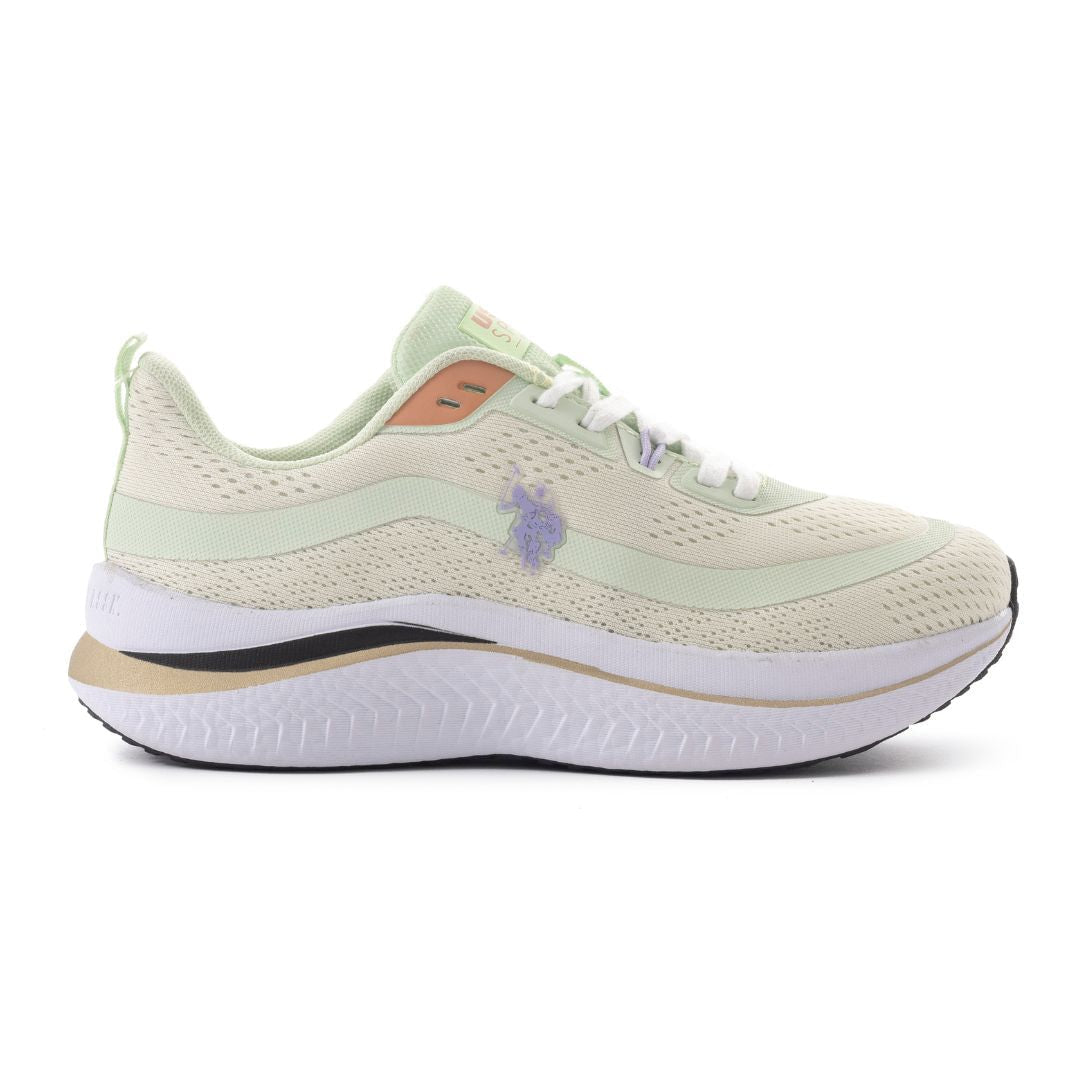 U.S. POLO ASSN. Genesis WMN 5FX Sneakers Women - GRNBLK - Green/ Black / 37