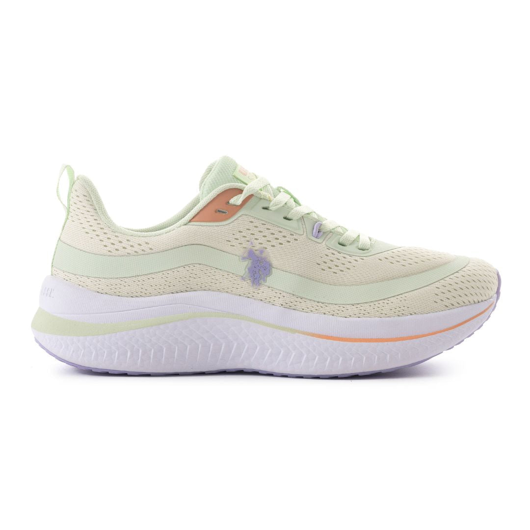 U.S. POLO ASSN. Genesis WMN 5FX Sneakers Women - GRNORG - Green/ Orange / 39