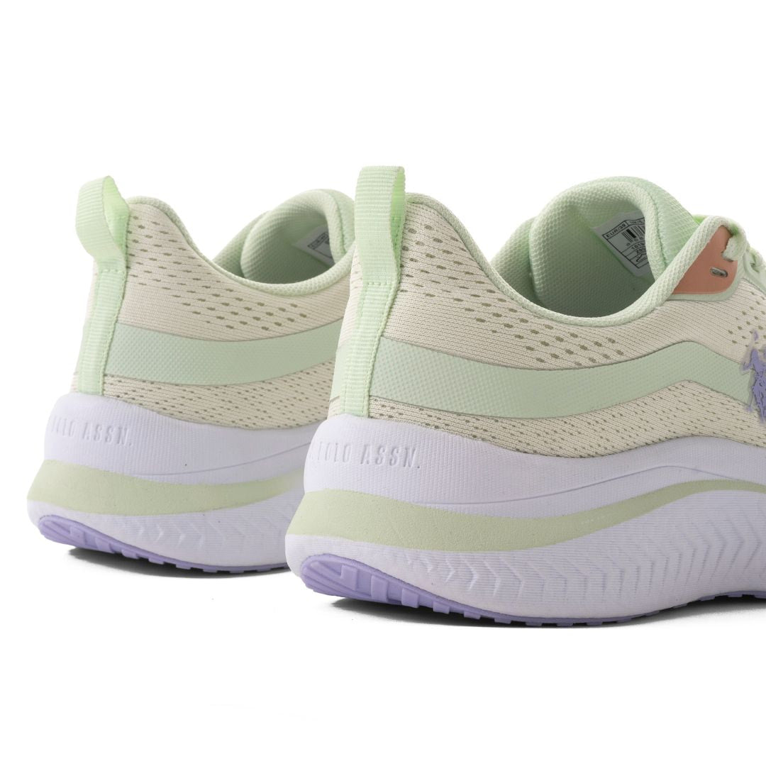 U.S. POLO ASSN. Genesis WMN 5FX Sneakers Women - GRNORG - Green/ Orange / 39