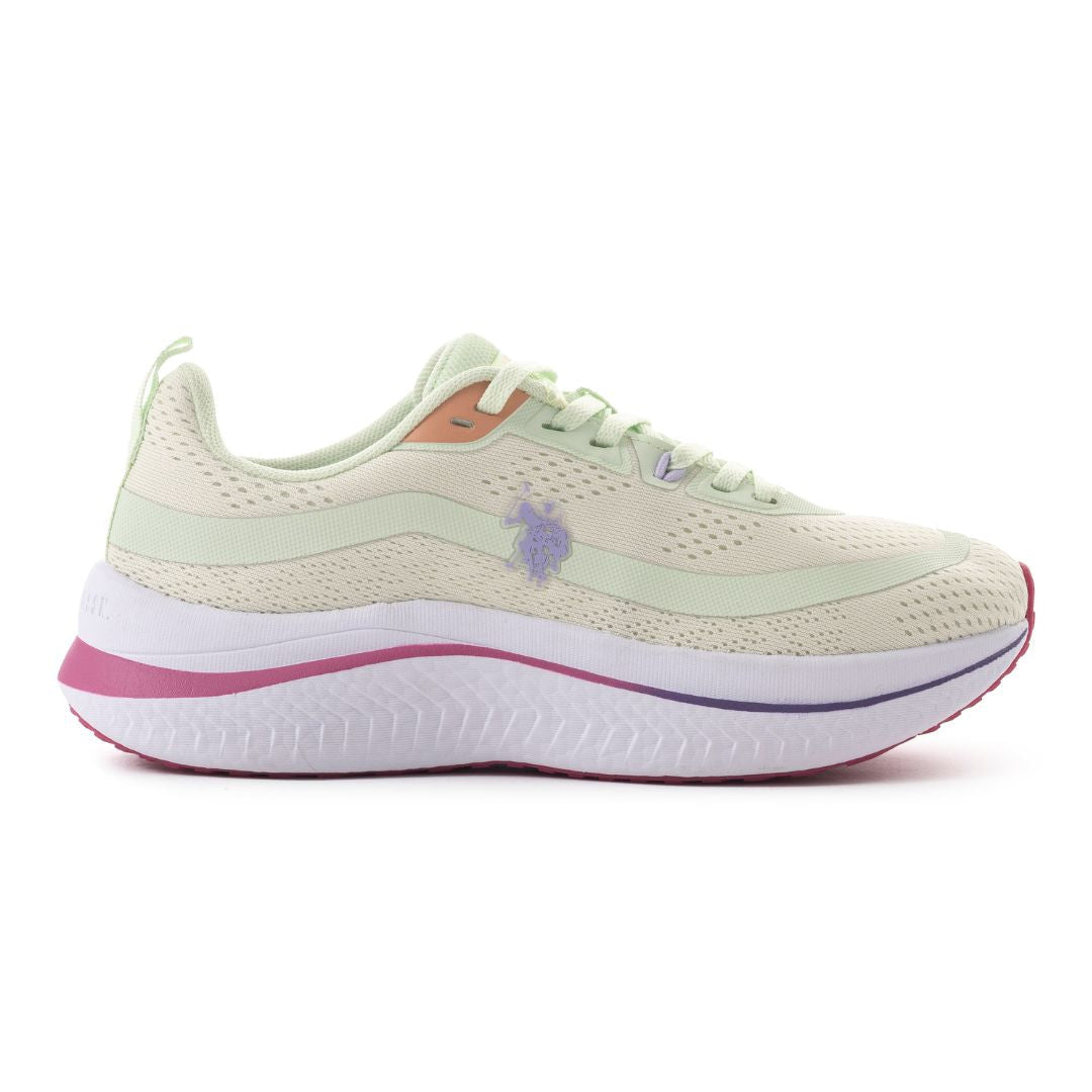 U.S. POLO ASSN. Genesis WMN 5FX Sneakers Women - GRNPNK - Green/ Pink / 38