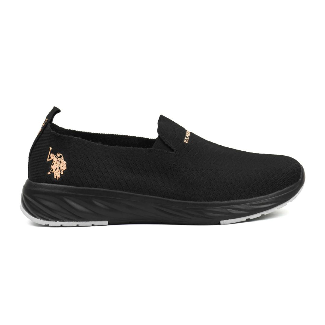 U.S. POLO ASSN. Halia Slip-On Sneakers Women - BLK - Black / 36.5