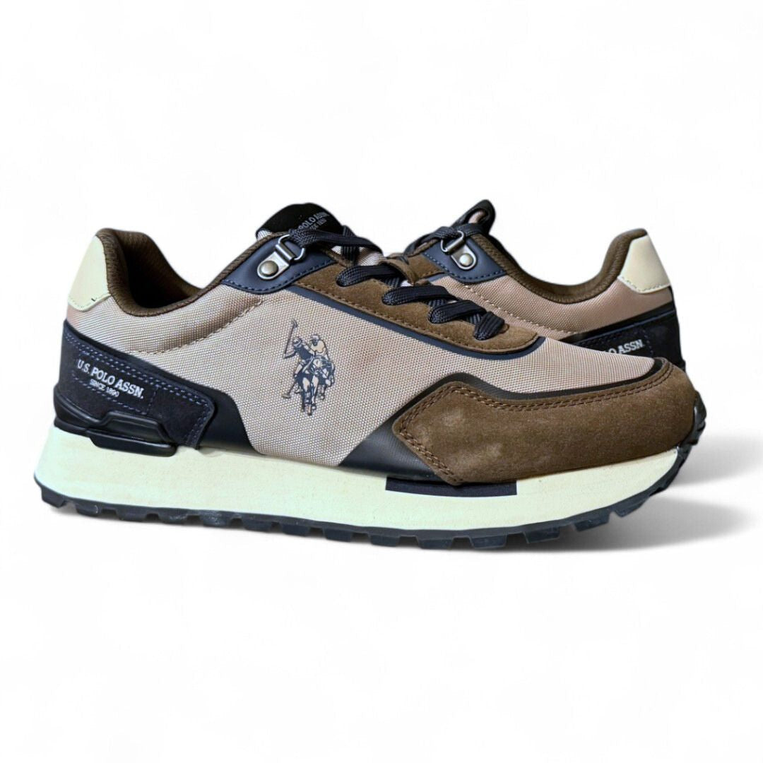 U.S. POLO ASSN. Retro Trail Sneakers Men - BEG