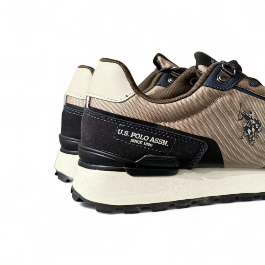 U.S. POLO ASSN. Retro Trail Sneakers Men - BEG