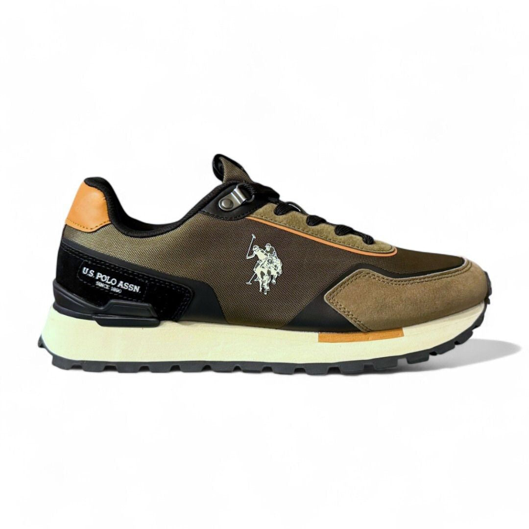 U.S. POLO ASSN. Retro Trail Sneakers Men - OLV - Olive / 40
