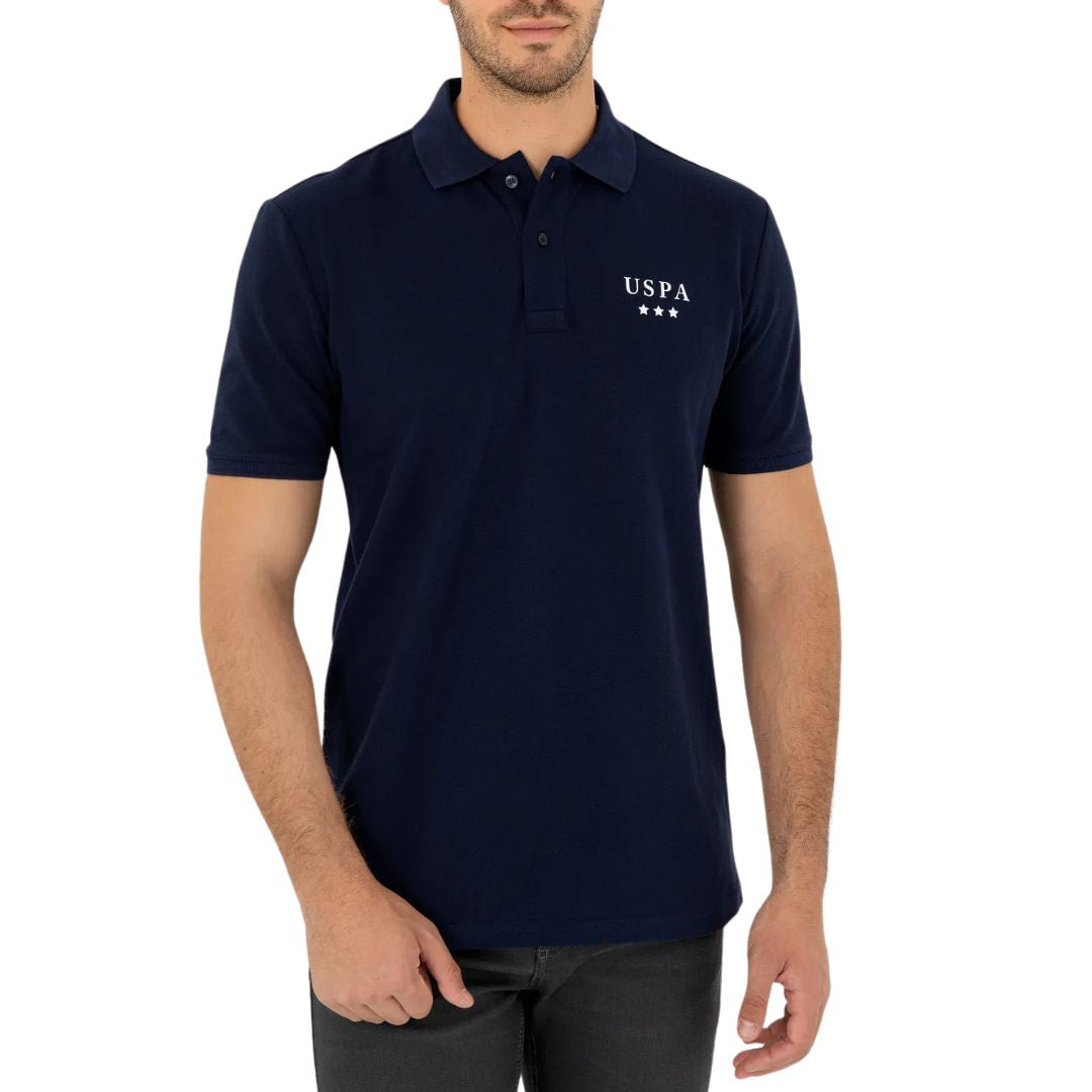 U.S. POLO ASSN. Polo Shirt Men 50288504-VR033-DRKNVY - L / White