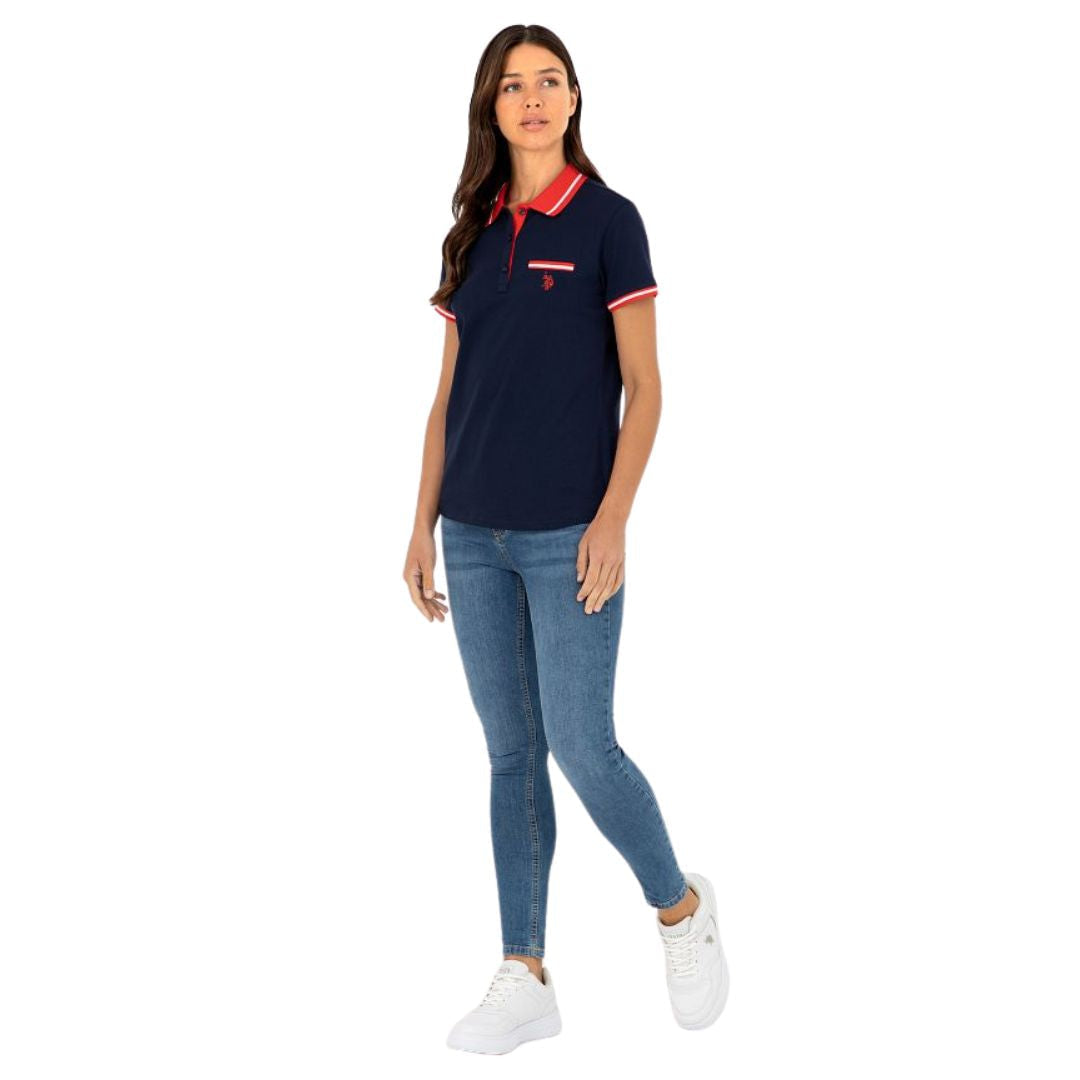 U.S. POLO ASSN. Polo Shirt Women 1381534-VR213-NVY