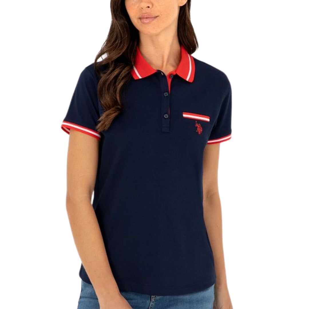 U.S. POLO ASSN. Polo Shirt Women 1381534-VR213-NVY