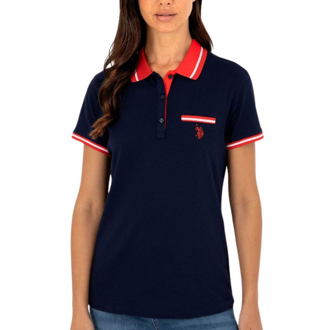 U.S. POLO ASSN. Polo Shirt Women 1381534-VR213-NVY - S / Navy
