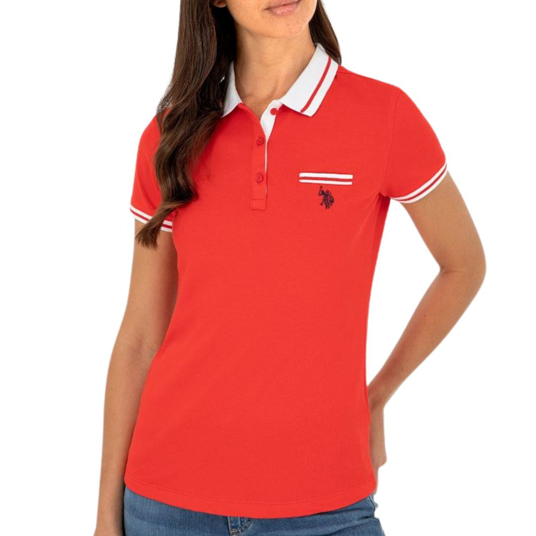 U.S. POLO ASSN. Polo Shirt Women 1381534-VR213-RED