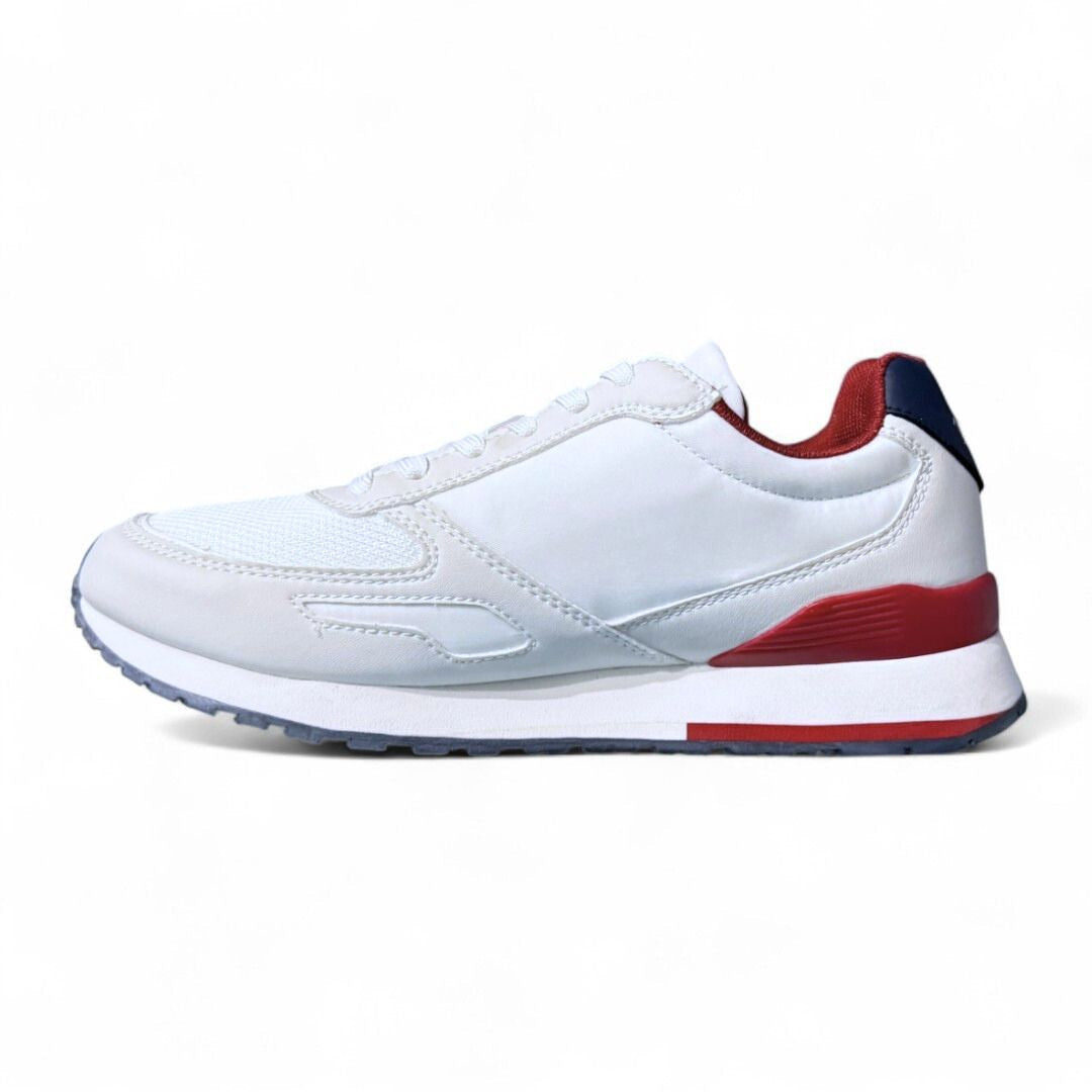 U.S. POLO ASSN. TABRY 006RL-WHTRED