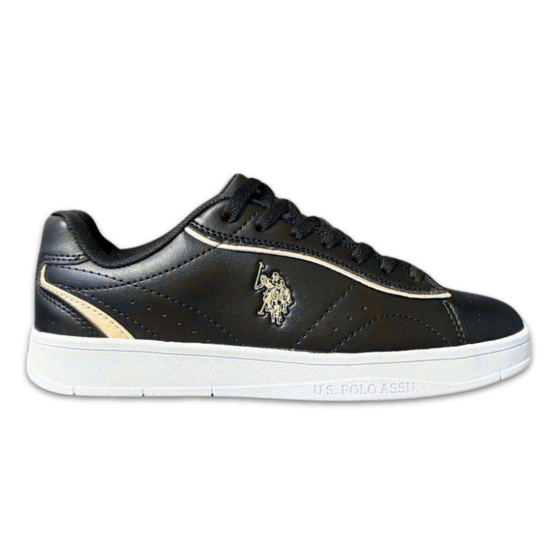 U.S. POLO ASSN. Tale WMN GLB 5Fx Sneakers - BLKGLD - Black/ Gold / 36
