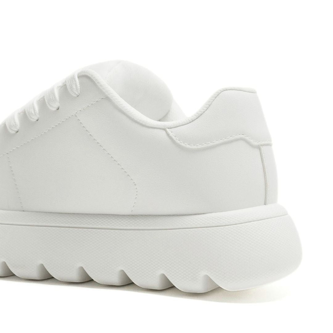 ZARA CHUNKY LACE UP SNEAKERS 2208-520-WHT