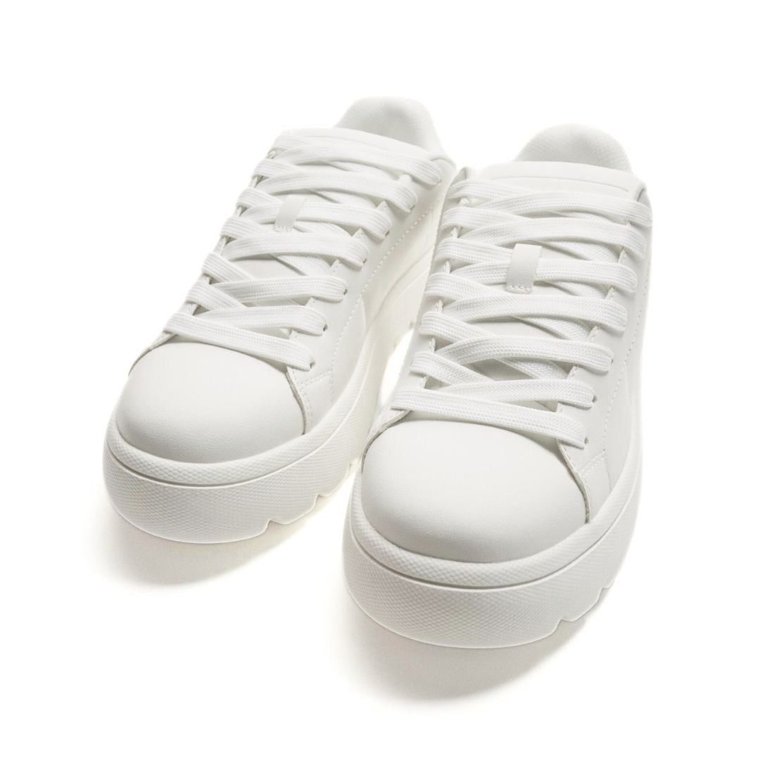 ZARA CHUNKY LACE UP SNEAKERS 2208-520-WHT