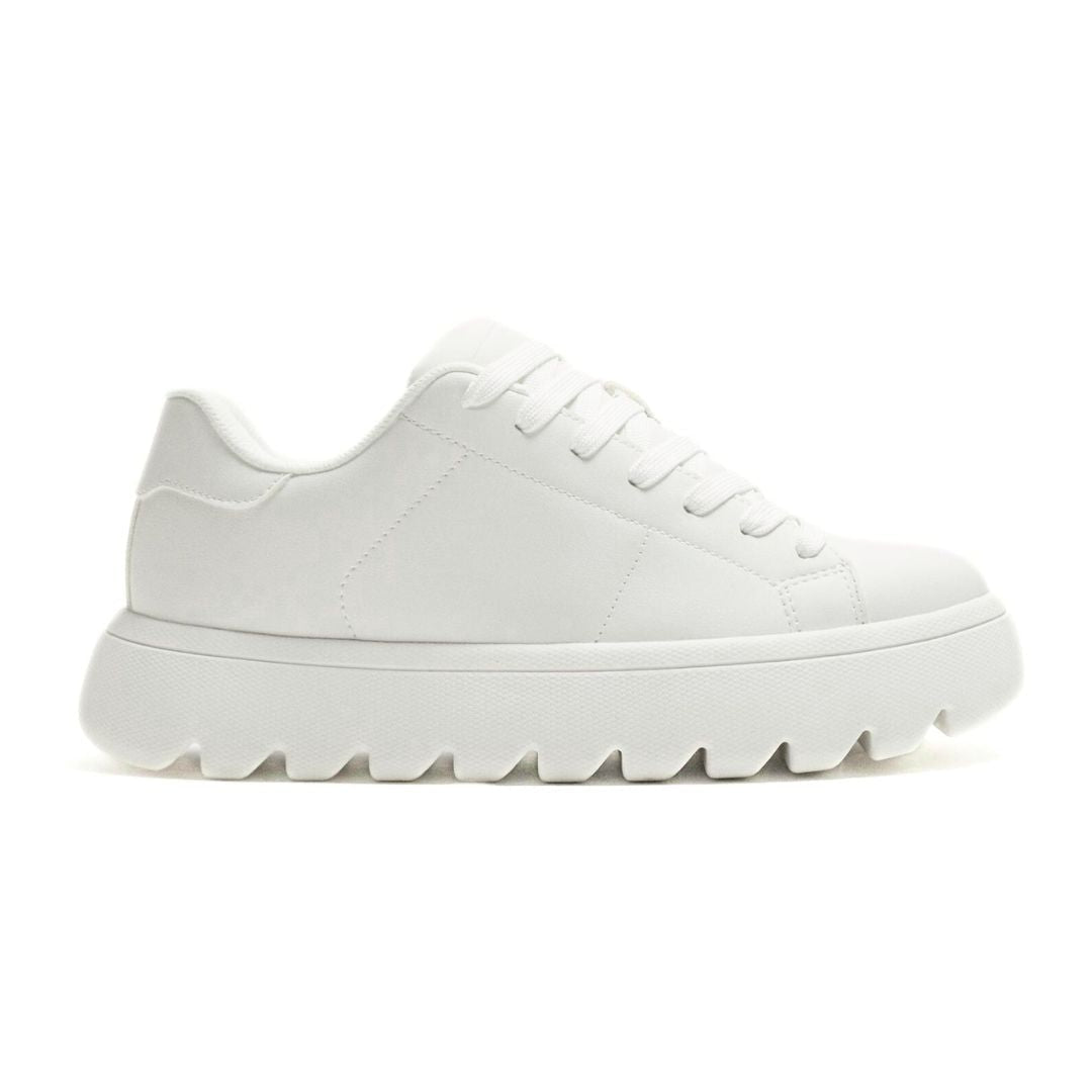 ZARA CHUNKY LACE UP SNEAKERS 2208-520-WHT - White / 40