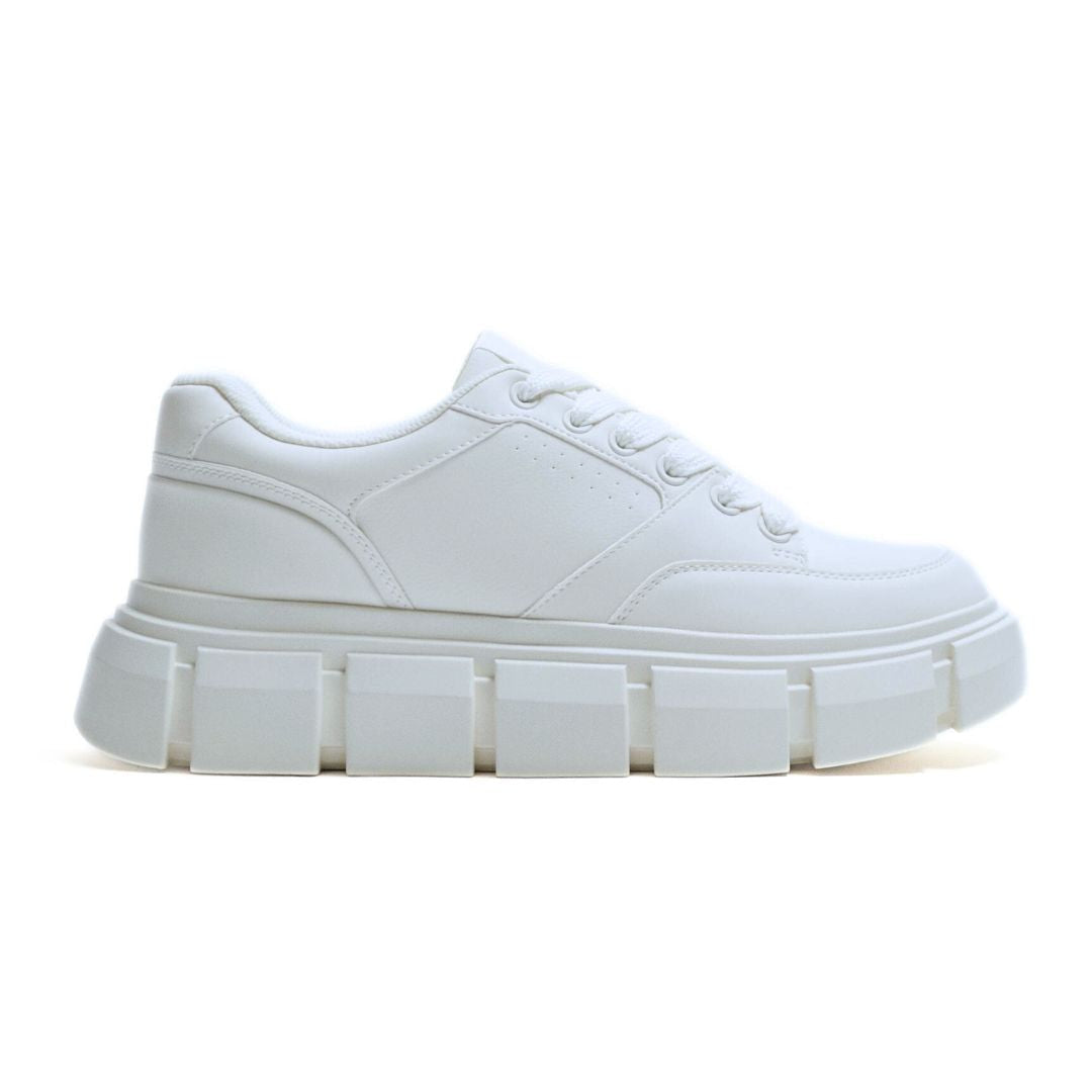 ZARA CHUNKY LACE UP SNEAKERS 2939-320-WHT - White / 40