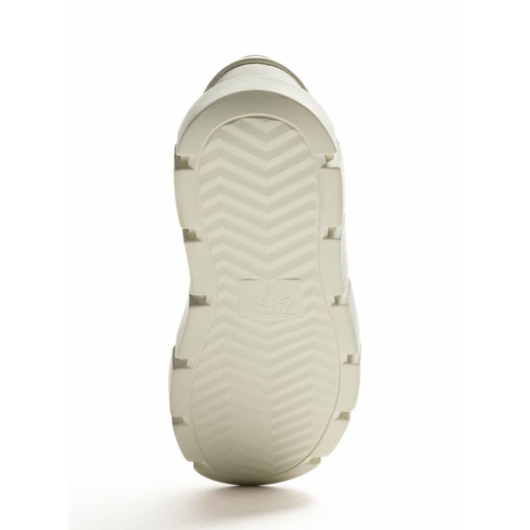 ZARA CHUNKY WORN LOAFERS 2647-520-GRY