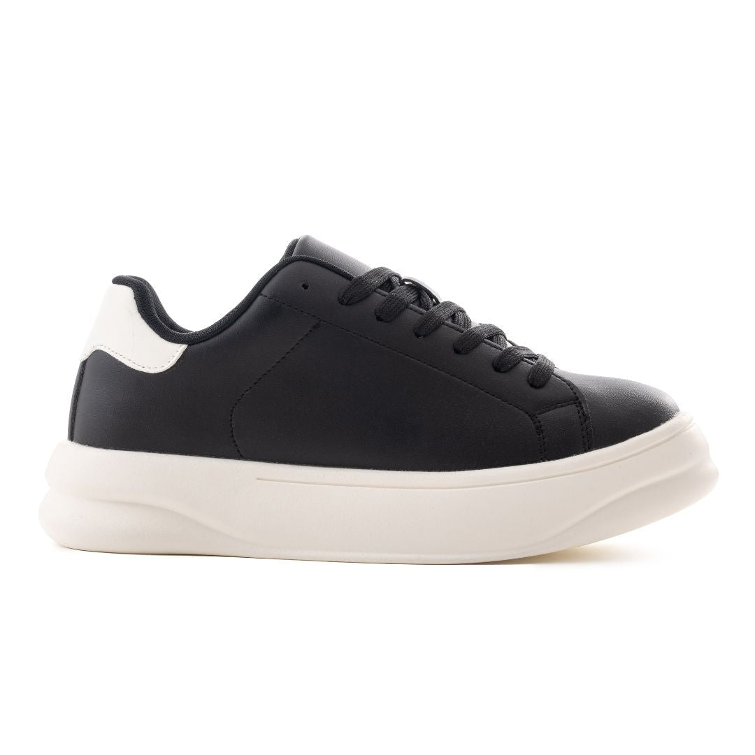 ZARA MONOCHROME CHUNKY SOLE SNEAKERS 2255-120-BLKWHT - Black/ White / 40