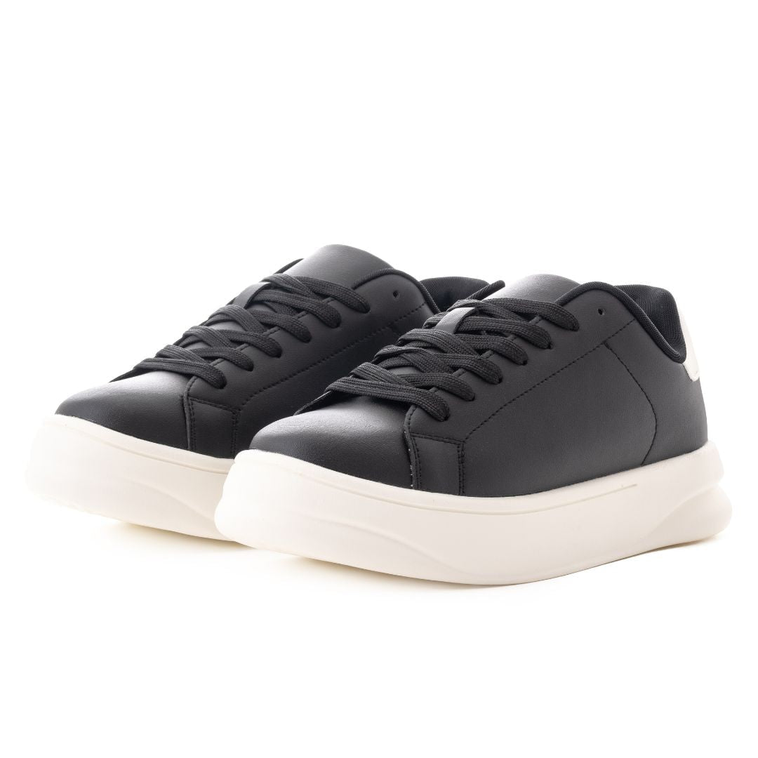 ZARA MONOCHROME CHUNKY SOLE SNEAKERS 2255-120-BLKWHT