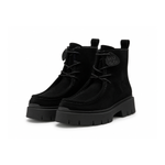 HUGO BOSS Lace-up suede boots Women 50552723 - BLK