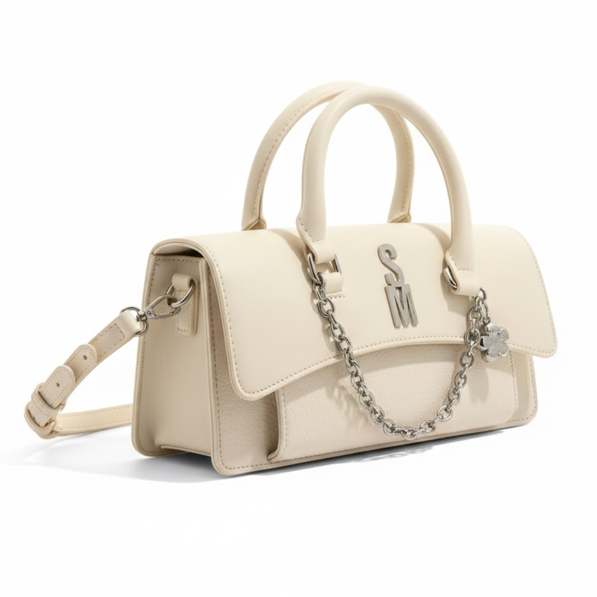 Steve Madden BYOKO Top Handle With Chain Shoulder Bag Women - BEG