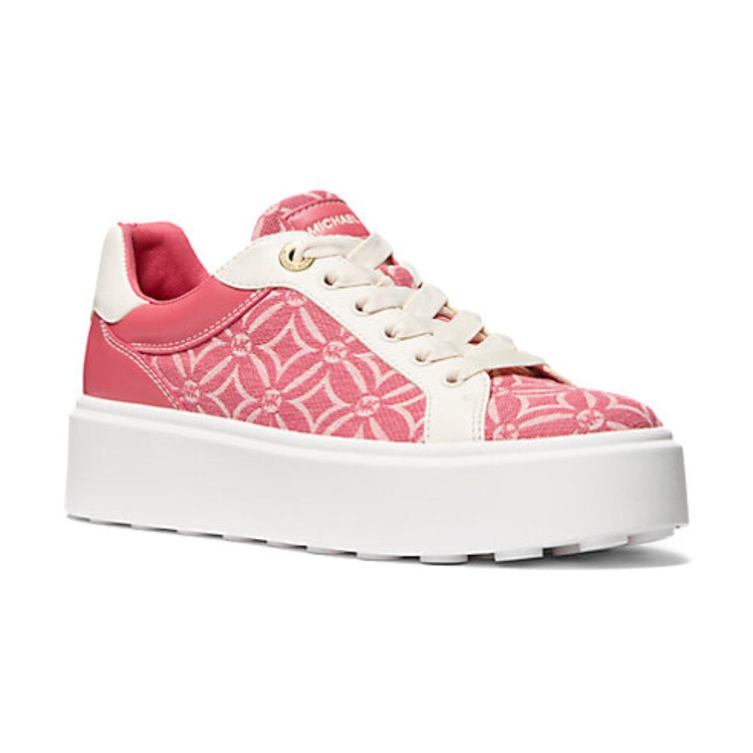 Michael Kors Romey Logo Jacquard Platform Sneaker - RSE