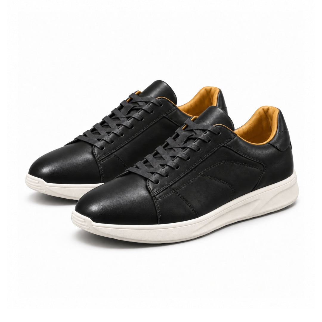 PATINA Smart Leather Sneaker Men 902-BLK