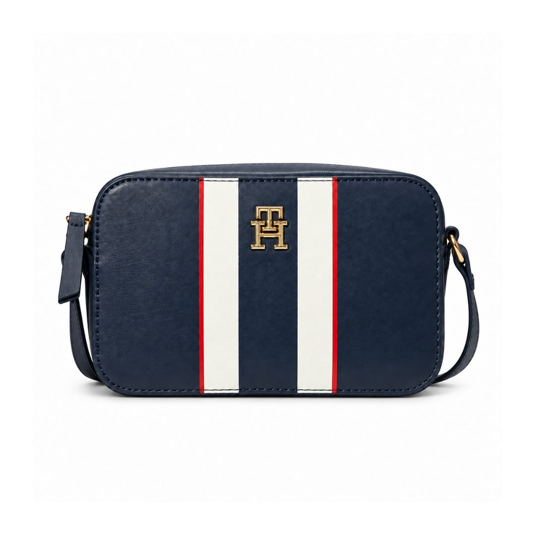 Tommy Hilfiger Signature Flag Stripe Crossbody Bag Women - NVY